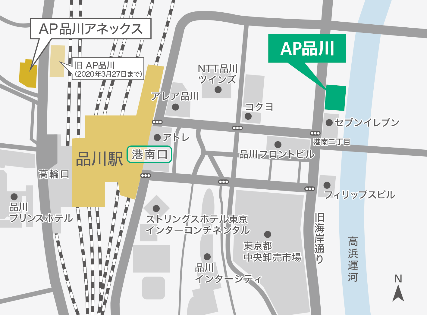 AP品川_地図